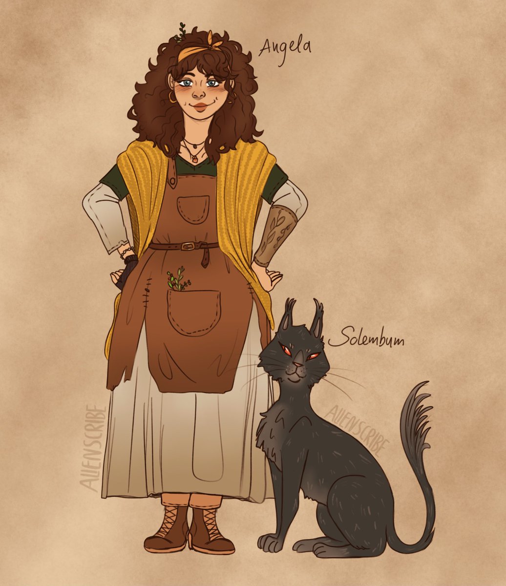 i'm somewhere near the middle of brisingr in my murtagh preparation re-read and i wish i had more time to draw 🗡️ anyways, here's my fav witchy gal and her kitty✨
#Eragon #InheritanceCycle #Murtagh #Angela #Solembum | @paolini