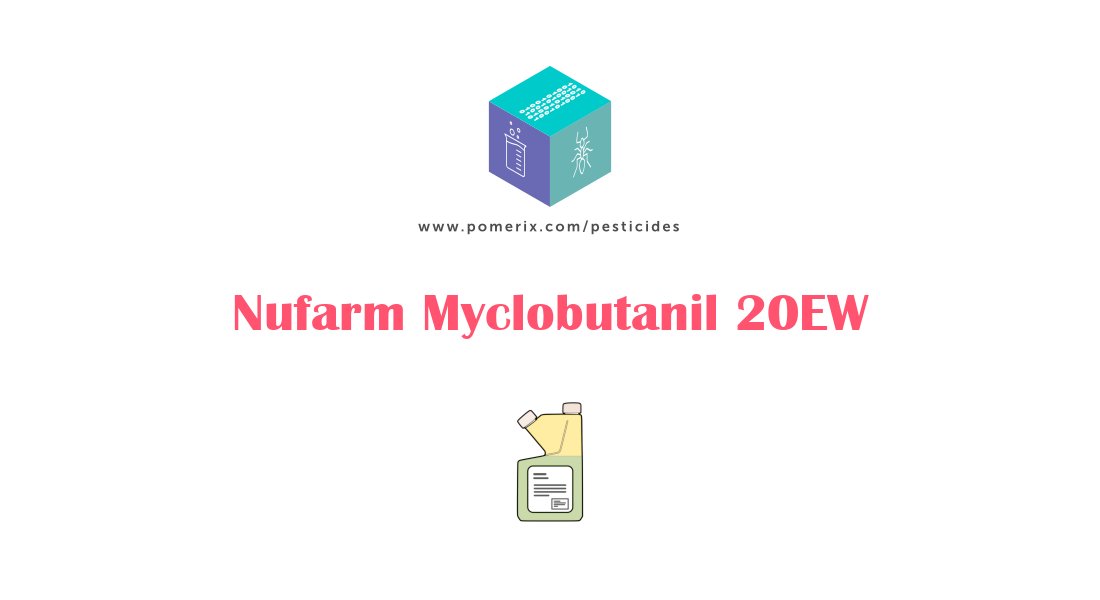 Nufarm Myclobutanil 20EW is a fungicide. Its Federal EPA registration number is: 55146-105. It was originally approved by EPA on 21 Oct 2008.It has a Caution s...#pesticide #Fungicide bit.ly/3thinbk