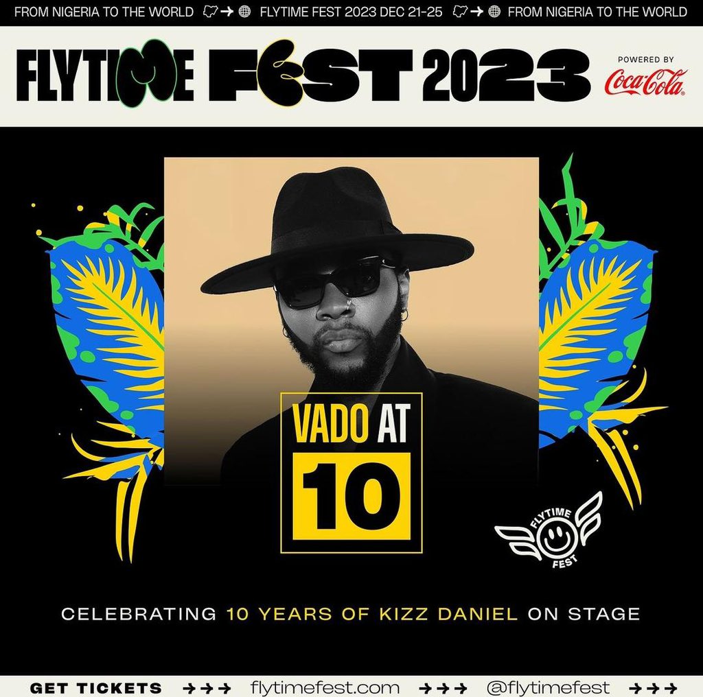 My Lagos people, It’s time to experience massive greatness 🔥 Kizz daniel at 10 will be happening on the 23rd of this month at Eko Convention Centre Cop your tickets at: FLYTIMEFEST.COM