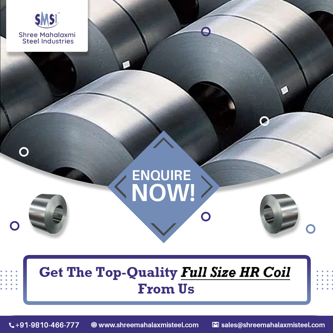 Upgrade your projects with top-quality Full Size HR Coils! 🔥🛠️ Unleash the power of premium materials.

📲 : +91 9810466777
🌐: shreemahalaxmisteel.com
📧 : sales@shreemahalaxmisteel.com 

#HRCoils #QualityMaterials #MetalSupplies #IndustrialUpgrade #PremiumSteel #FullSizeCoils
