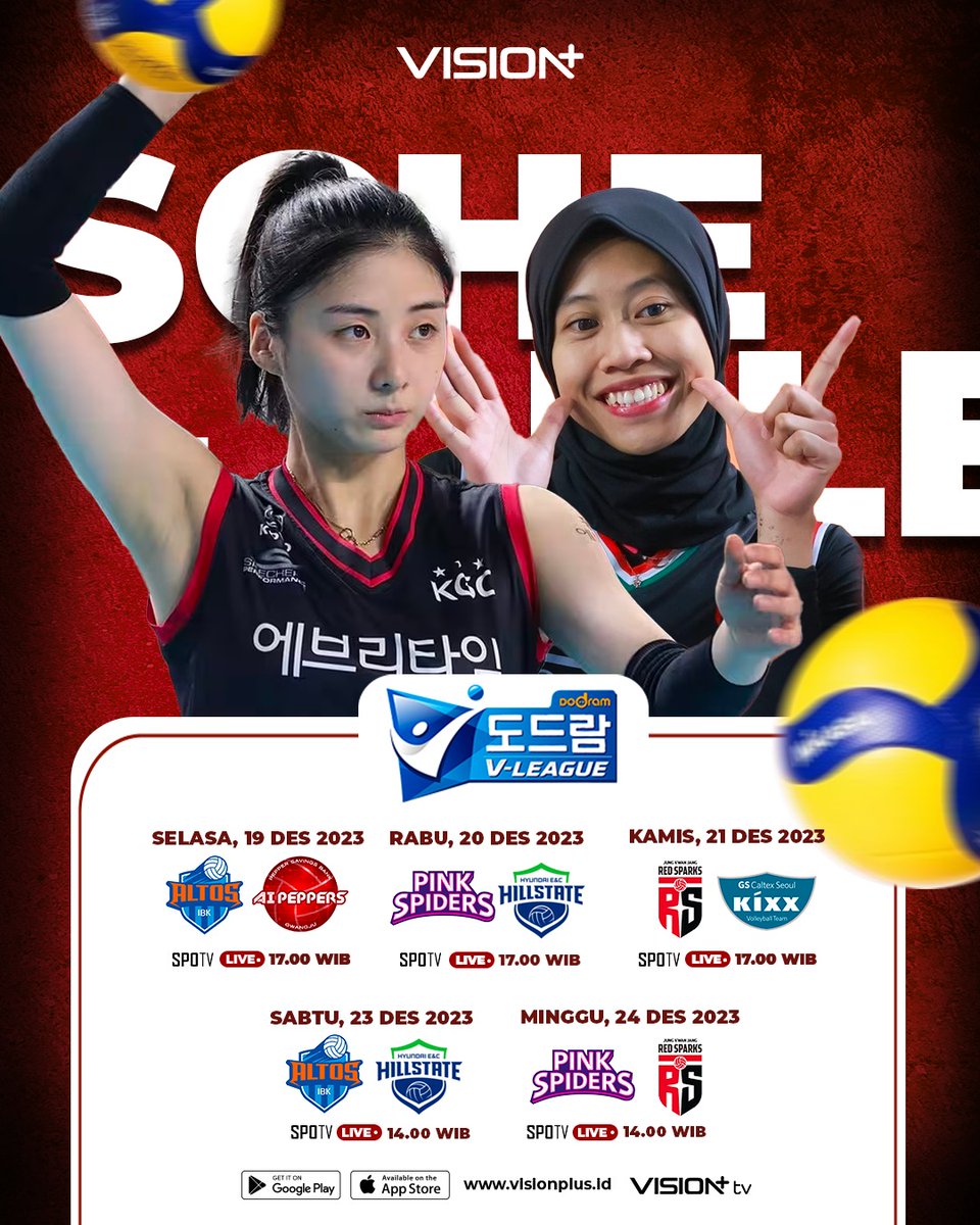 Pekan ini, Megawati Hangestri bersama Jung Kwan Jang Red Sparks akan melanjutkan perjuangannya di sisa putaran ketiga Liga Voli Korea KOVO V-League 

#KOVOVLeague #LigaVoliKorea2023 #MegawatiHangestri #VoliIndo #VisionPlusSports #SPOTV #SportsdiVisionPlus