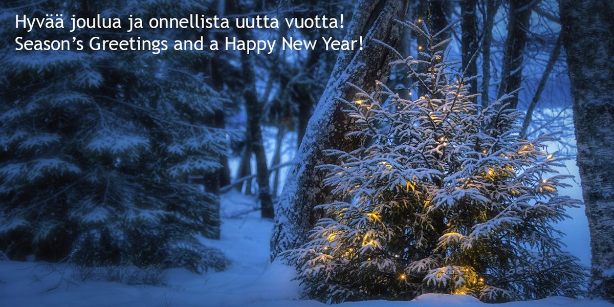 We wish you all a warm and joyful holiday season and all the best for 2024! ⭐🎄
 
Instead of giving gifts, we donated to MIELI Mental Health Finland, the Christmas Spirit Campaign and the Joulupuu campaign.

Thank you for your trust and partnership throughout the past year!