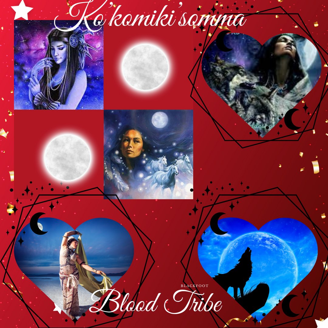 🌙 Embracing my Blackfoot heritage as I delve into language, history,  and the enchanting tales of Komorkis, the Moon Goddess. Proud to be mixed with the Blood Tribe! 🌟 #BlackfootPride #CulturalJourney  #HeritageLove #KomorkisMagic #BloodTribeConnection #EmbracingIdentity'