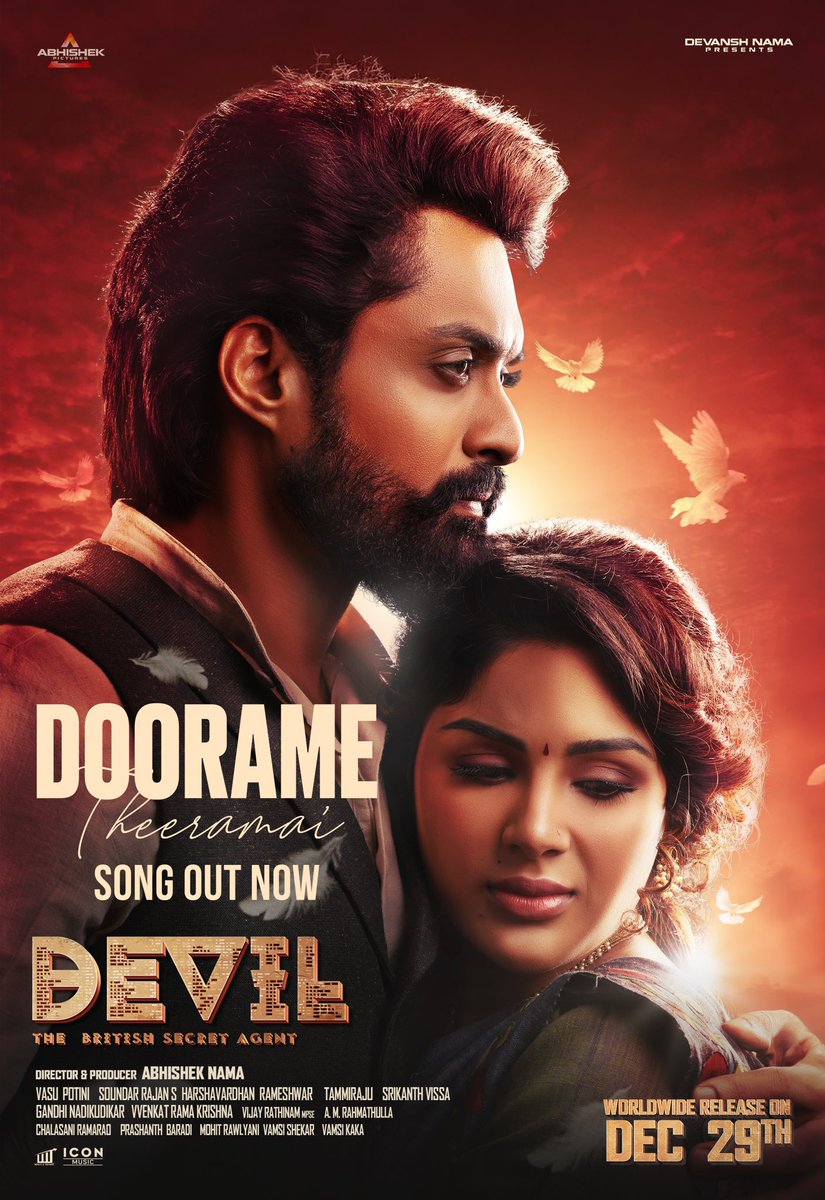 Melody song ‘Doorame Theeramai..’ from #DevilTheMovie is out!

🔗youtu.be/A81_toWj4GA?si…