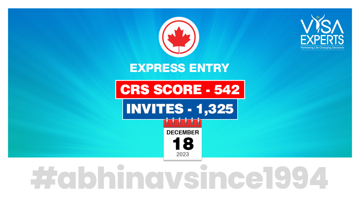 For more information call us at +91-8595338595 

#expressentry #expressentrydraw #expressentrysystem #expressentrycanada #itas #ircc #permanentresidence #permanentresidency #canadafamilyprvisa #movetocanada #immigrationmadesimple #abhinavsince1994 #visaexperts