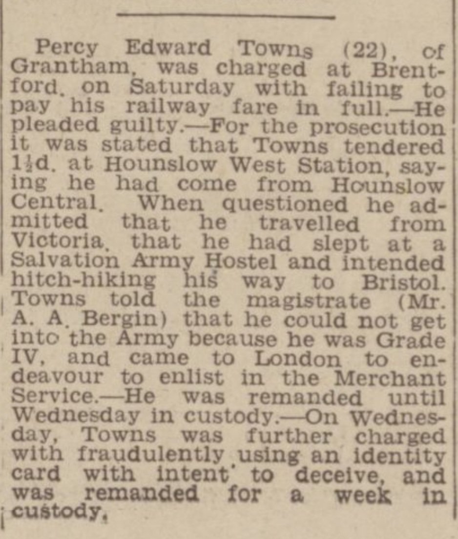 @findmypast I have said it before, and I will keep saying it, I love the newspaper records. I have searched for my great-granduncle many times before, but nothing came up. Yesterday, I searched for his dad Edward Towns and found this. #genealogy #familyhistory #findmypast