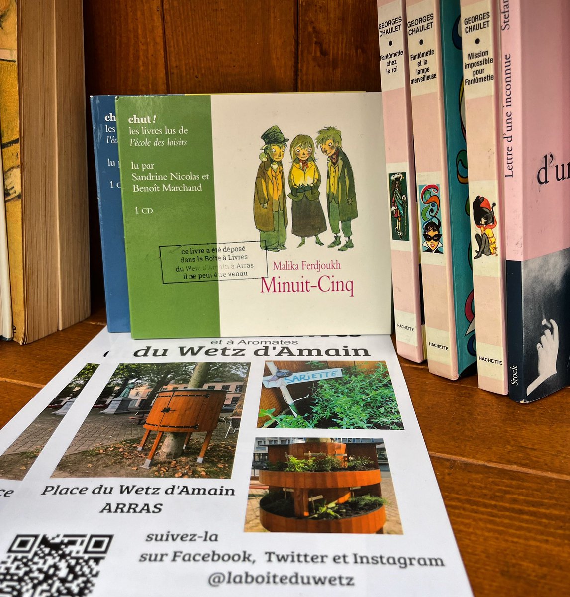 C’est bientôt Noël !
Votre boîte a livres offre aussi des histoires enregistrées à écouter !
N’hésitez pas à venir ouvrir mes portes !
#Arras #boîteàlivres #Noël #histoires #livres