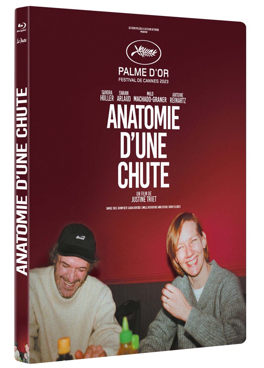 #Concours
3 blu-ray de #AnatomieDUneChute à gagner !
> RT pour tenter ta chance jusqu'au 24 décembre à 20h.
> Tirage au sort le 25 décembre.