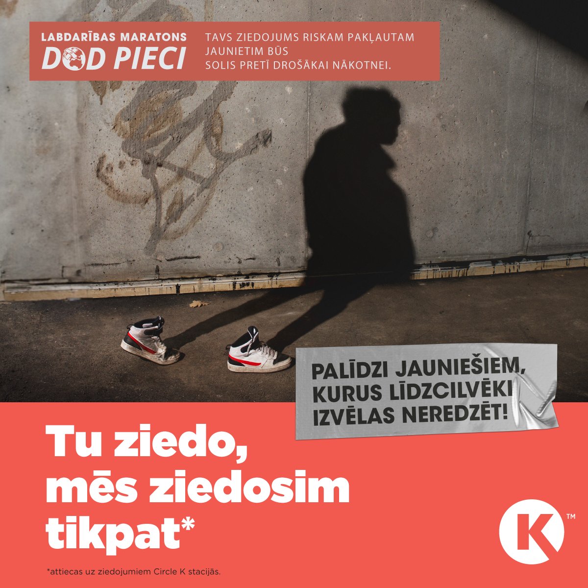 Dāvini svētku prieku tiem, kam tas visvairāk nepieciešams. 🌲💛 

Līdz 21. decembrim ziedo labdarības maratonam #DodPieci visās mūsu uzpildes stacijās un mēs ziedosim tikpat! Kopā palīdzēsim riskam pakļautiem jauniešiem būt soli tuvāk drošai nākotnei. dod.pieci.lv