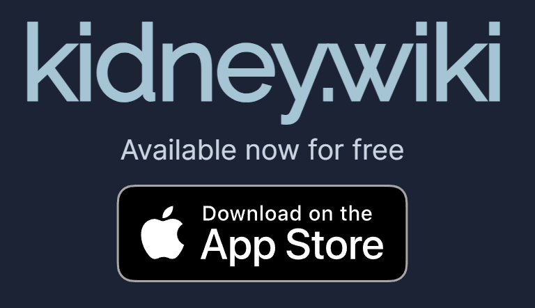 Get the kidney.wiki app on the App Store today! Please leave a 5 star review! ⭐⭐⭐⭐⭐ Tell your friends! 📢 apps.apple.com/us/app/kidney-…
