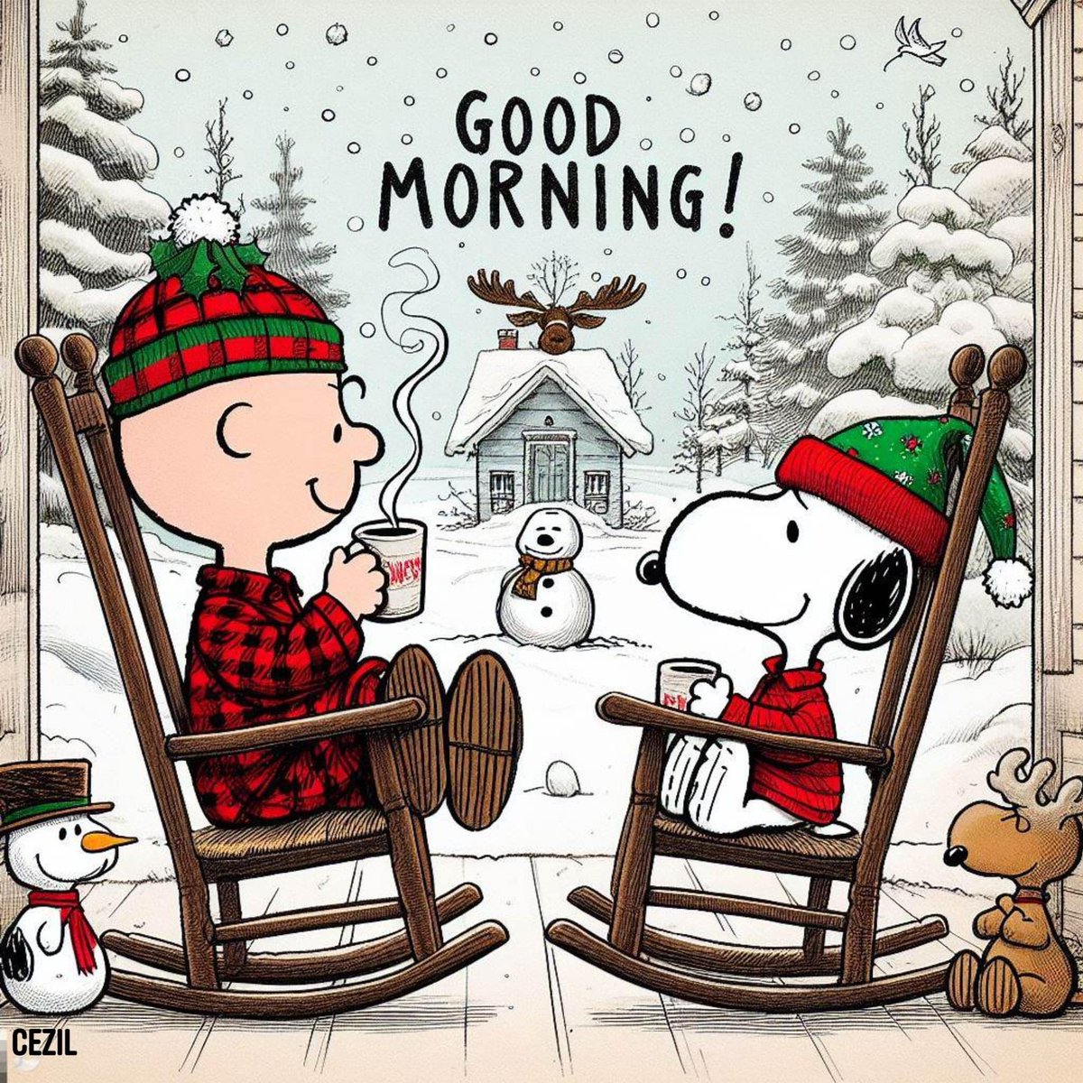 Good morning!🙋‍♀️🎄 
Bundle up, it's freezing out there!🥶
#CountdownToChristmas