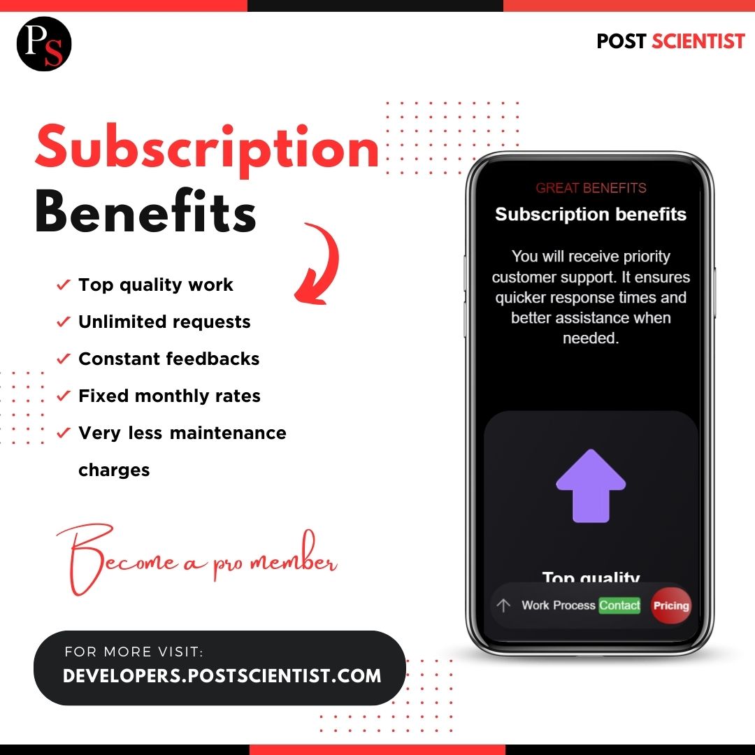 PostSciDev's tweet image. Subscribe to unlock a world of creativity and cutting-edge solutions. 🌐✨ #InnovateWithUs #ProductDevelopment