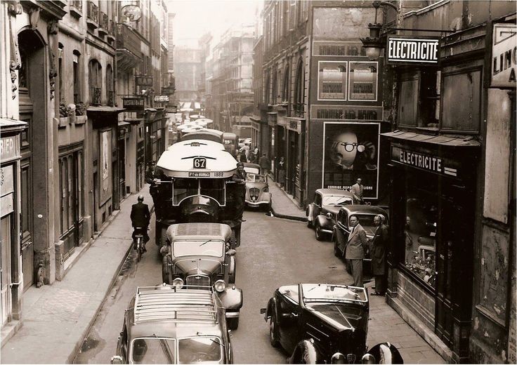 Rue Gaillon 1949. Paris 2e