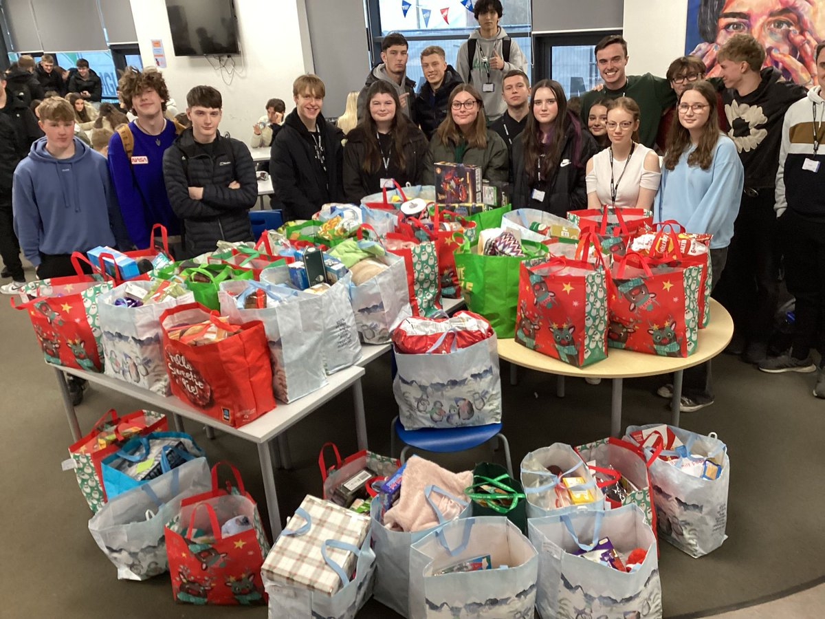 We are so proud of our sixth formers and tutors who have produced a huge number of hampers for the CAUSE Christmas hamper appeal 🎁🎄