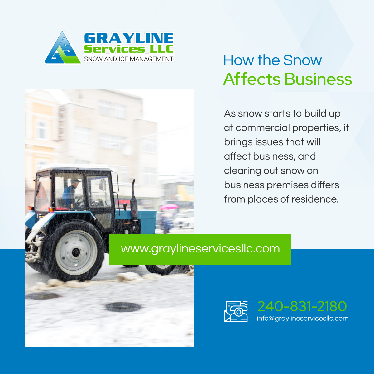 Graylinesvcs's tweet image. Learn more about what the unique but possible problems businesses or commercial properties can encounter in times of winter due to snow here: tinyurl.com/4kh8j5jp.

#SnowProblems #CollegeParkMD #LandClearingServices