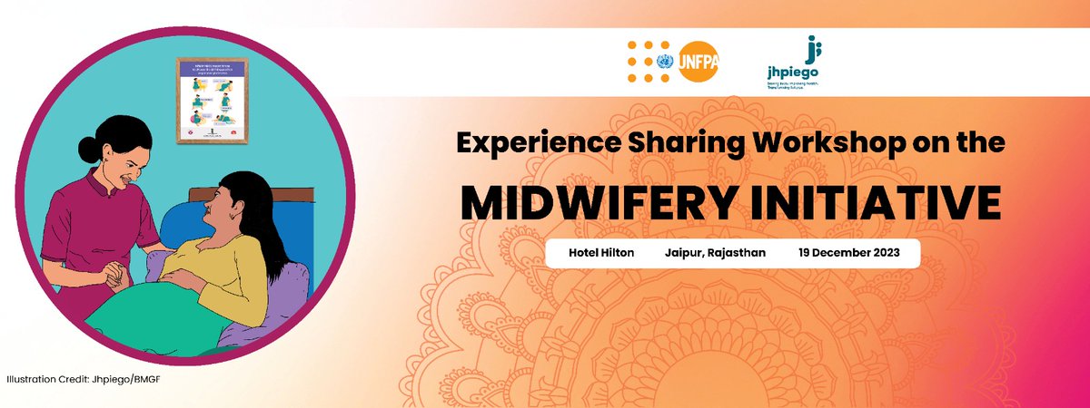 It's a pleasure to be part of the #ExperienceSharingWorkshop on the #MidwiferyInitiative hosted by @JhpiegoIndia and @UNFPAIndia in Jaipur. This platform offers us the chance to exchange our insights from past experiences and explore strategies to enhance #midwiferyservices