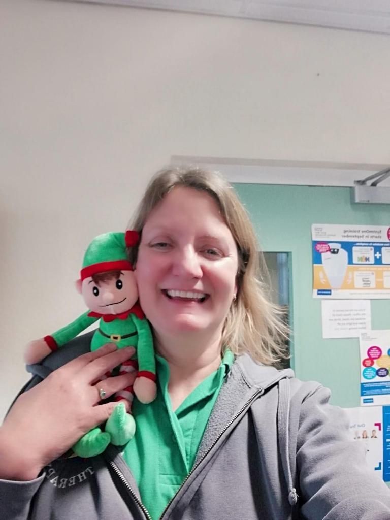 Here is our lovely and smiley Children's Occupational Therapist Joan. Joan is grateful for the amazing group of friends that she works with. ❤🪁 #ChildrensTherapy #Gratitude #Occupational Therapy