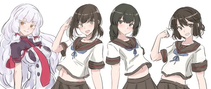 「敬礼 セーラー服」のTwitter画像/イラスト(新着)