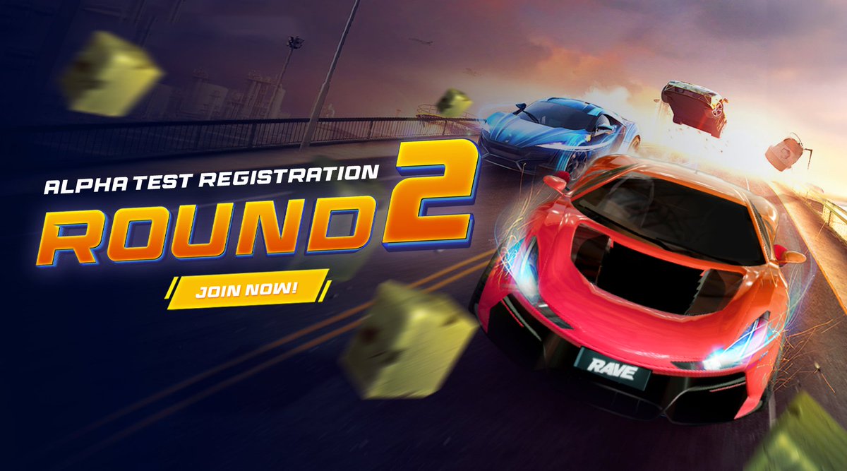 Calling all Alpha #Ravers! @ravegamenft is now opening the ALPHA TEST REGISTRATION ROUND 2 🔥 More chance for you to early access to our fantasitc game 🏎 👉 Register now: taskon.xyz/campaign/detai… Don't forget to drop your wallet 👇 #Web3Gaming #zkEVM #immutable #Venom