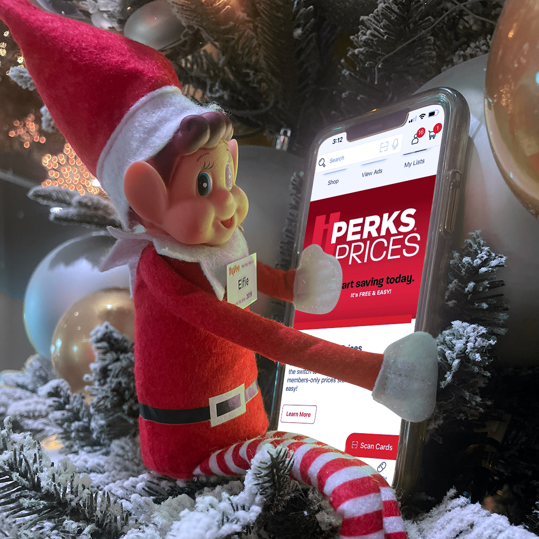 Don't land a spot on the naughty list. 😉 Save money on groceries and gas when you make the switch to Hy-Vee PERKS! Sign up for free here: ms.spr.ly/6014iZnFm #HyVeePERKS