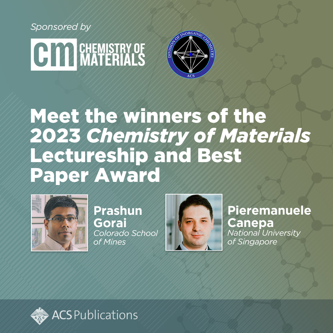 Chemistry of Materials (@chemmater) on Twitter photo 🏆 We're delighted to announce our 2023 winners 🏆 This annual award from <a href="/ChemMater/">Chemistry of Materials</a> honors the authors of a research article that has made notable impact within #materialschemistry and recognizes the team nature of the winning research. 🔗Meet the winners go.acs.org/7nU 🏆 We're delighted to announce our 2023 winners 🏆 This annual award from <a href="/ChemMater/">Chemistry of Materials</a> honors the authors of a research article that has made notable impact within #materialschemistry and recognizes the team nature of the winning research. 🔗Meet the winners go.acs.org/7nU