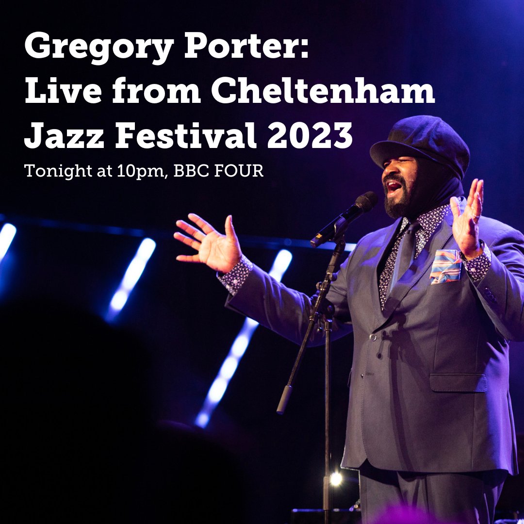 It's not long until we announce the lineup for #CheltJazzFest 2024 And to get you in the mood, experience the magic of Grammy-winning artist @GregoryPorter as @BBC FOUR revisits his sold-out Cheltenham Jazz Festival 2023 show tonight at 10 pm.