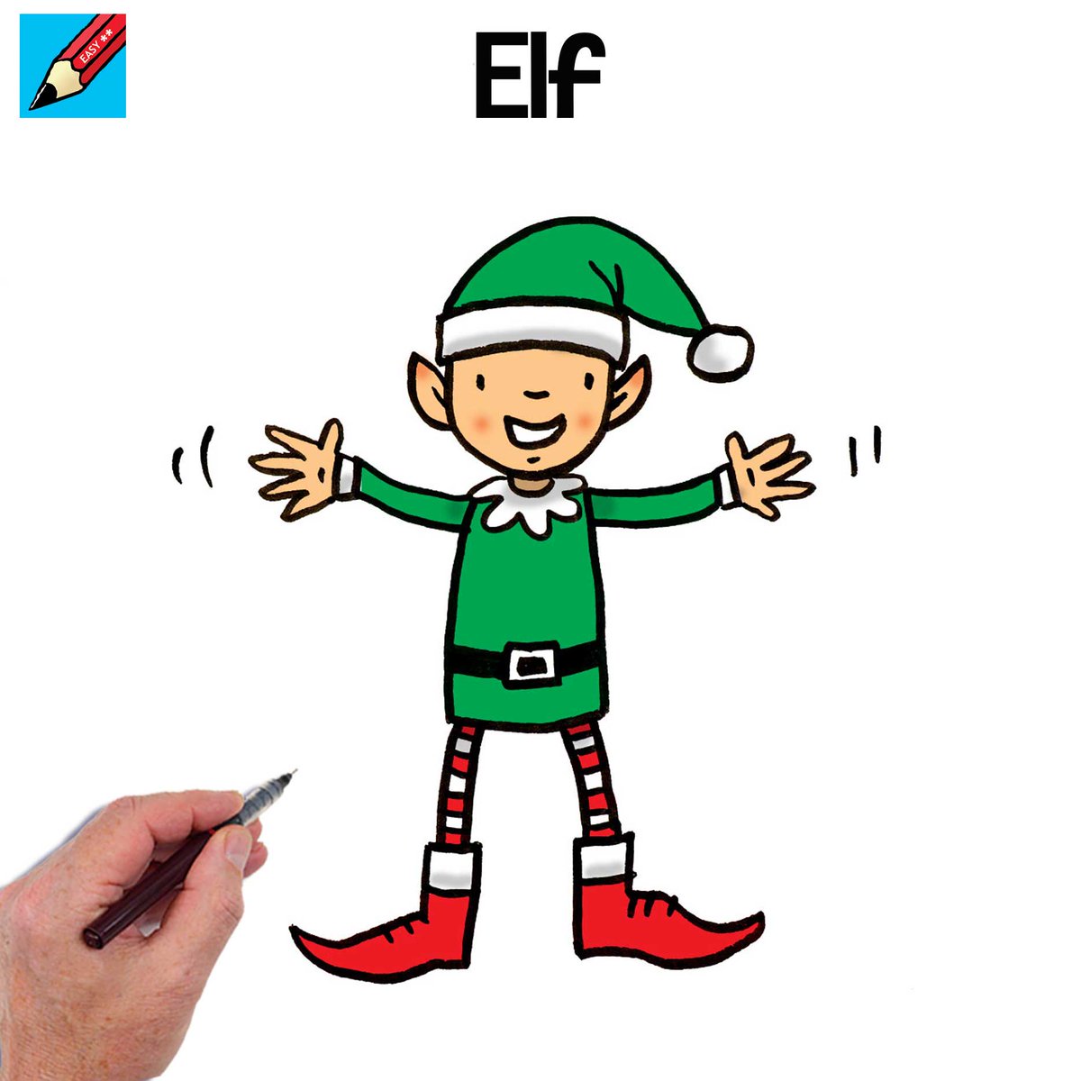 shoorayner's tweet image. Draw a Christmas Elf real easy - you know you want to be Santa&apos;s little helper, don&apos;t you!?
zurl.co/2mXl 

 #ArtEducational #ArtEducator