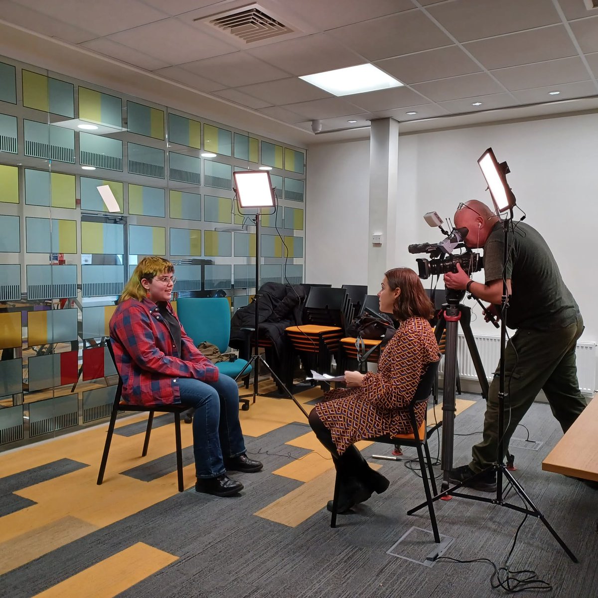 Yesterday we filmed with <a href="/BBCLookNorth/">BBC Yorkshire</a> 📺

Huge thanks to #youngcarer Mirrie, their dad Chris, and staff member Helen for taking part, as well as <a href="/SheffMuseums/">Sheffield Museums</a> for hosting us. We can't wait to see the finished piece! 

Watch this space to find out when it will be broadcast 📽️