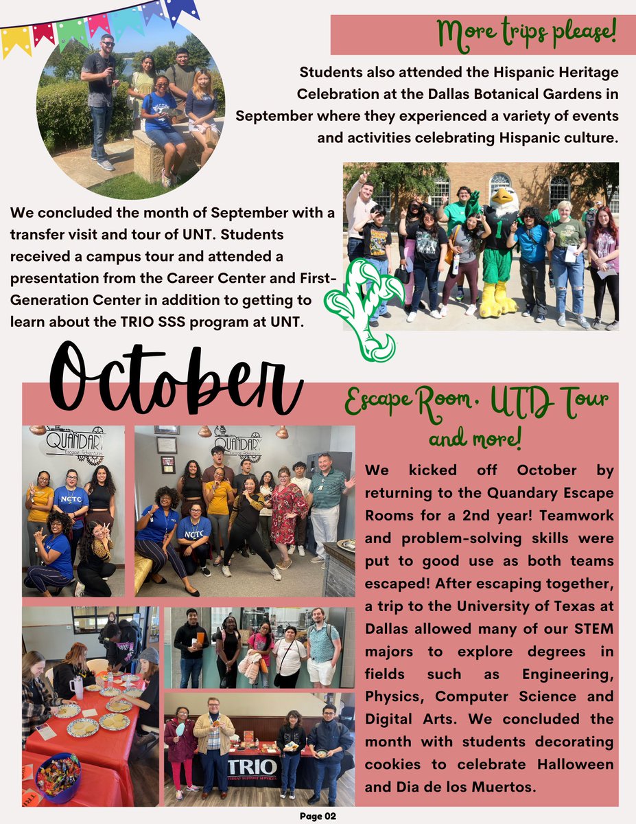NCTCTRIOSSS's tweet image. Our recap of the fall semester 😆. We hope you enjoy this read. See you in the new year, we have big things planned! #trio #triosss #nctctriosss #nctc
@nctclions