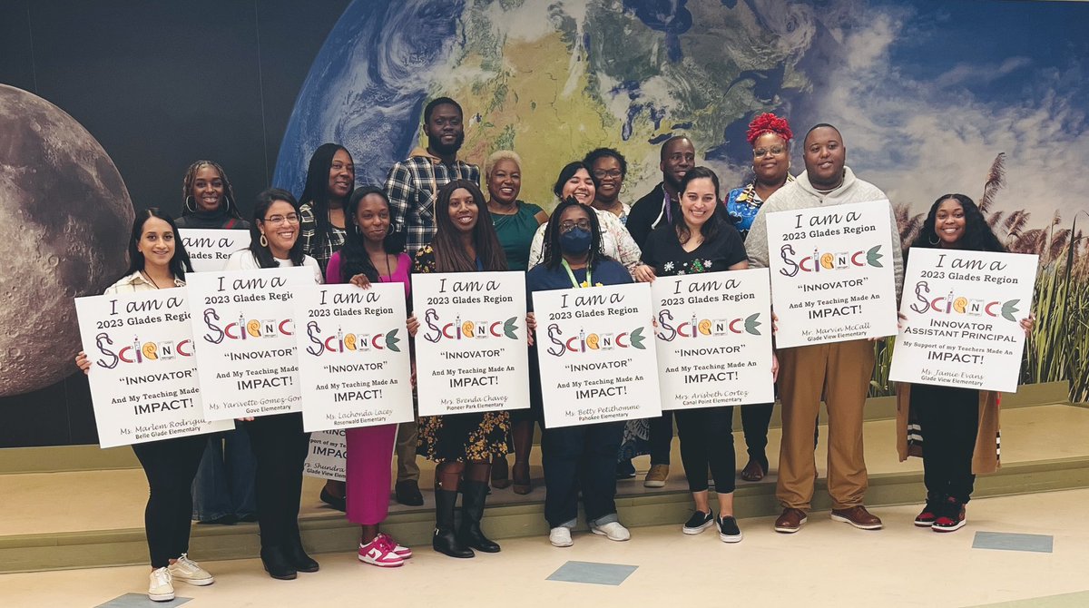 PahokeeELibrary's tweet image. Thanks to Dr. McTier & Mrs. Harper for celebrating our Glades Region Science Innovators collaborative success🥰 @GladesRegion ScienceThinkTank
@PahokeeEL_Stars @pbcsd