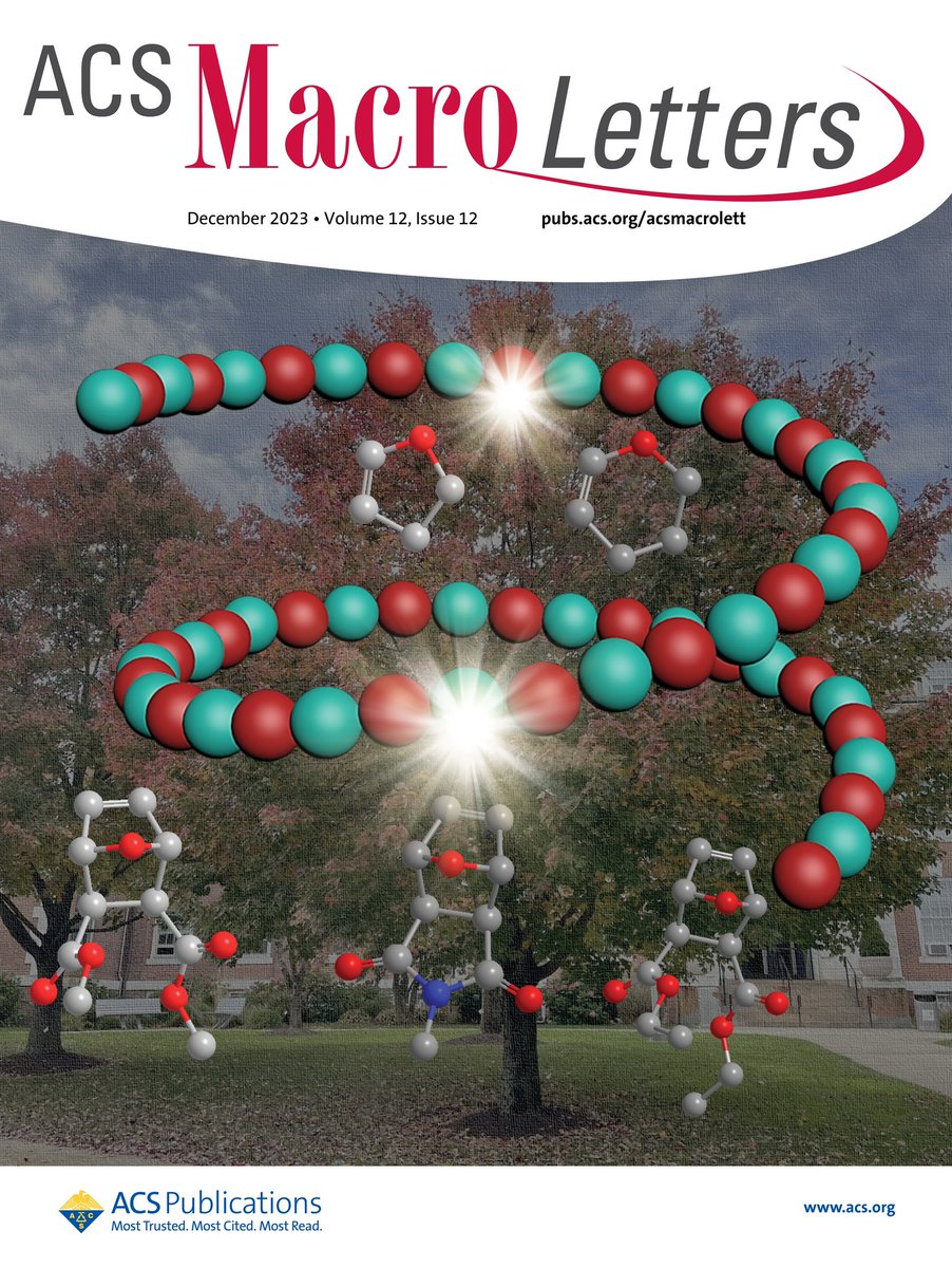 Glad to share that our recent work on biomass-derived degradable polymers made a cover in the December issue of ACS Macro Letters. @ACS4Authors #MyACSCover. pubs.acs.org/toc/amlccd/cur…