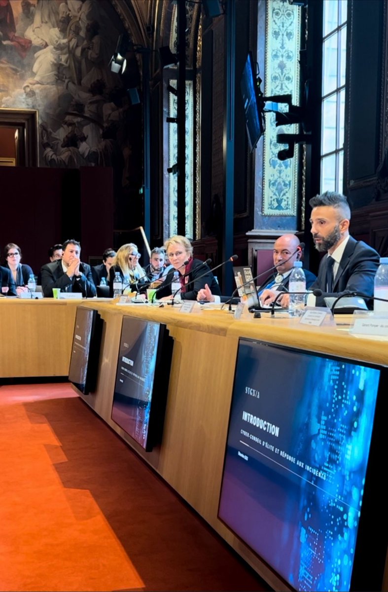 sygnia_labs's tweet image. Yonatan Lipschitz and Ilan Nacmias had the privilege of sharing their cybersecurity expertise with the #French #cybersecuritycommunity at the Evanta, a Gartner Company French CISO Summit and Cybersecurity Symposium hosted by the French Senate.

They walked the audience through a…