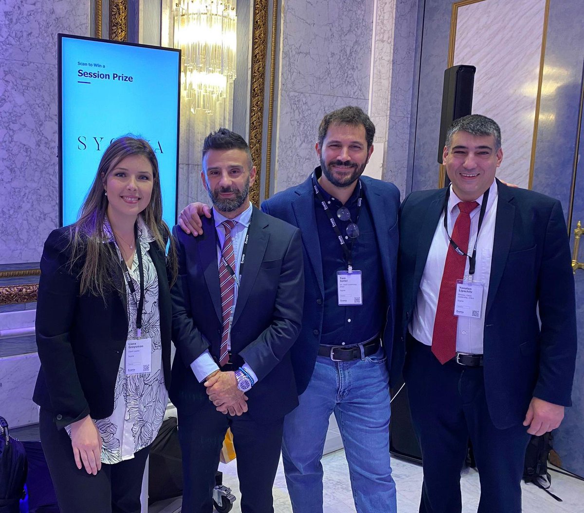 sygnia_labs's tweet image. Yonatan Lipschitz and Ilan Nacmias had the privilege of sharing their cybersecurity expertise with the #French #cybersecuritycommunity at the Evanta, a Gartner Company French CISO Summit and Cybersecurity Symposium hosted by the French Senate.

They walked the audience through a…