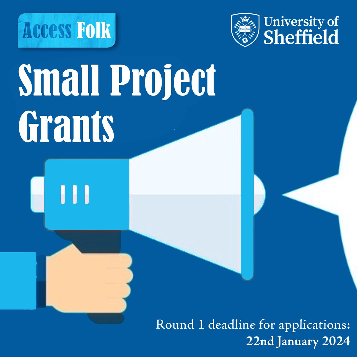 AccessFolk's tweet image. Announcing our Small Project Grants worth up to £1,000. Access Folk explores ways to increase and diversify participation in folk singing in England. We need your help to achieve these goals! accessfolk.sites.sheffield.ac.uk/activities/act…

#smallprojectgrants #folksinging #musicgrants #folkmusic #folk