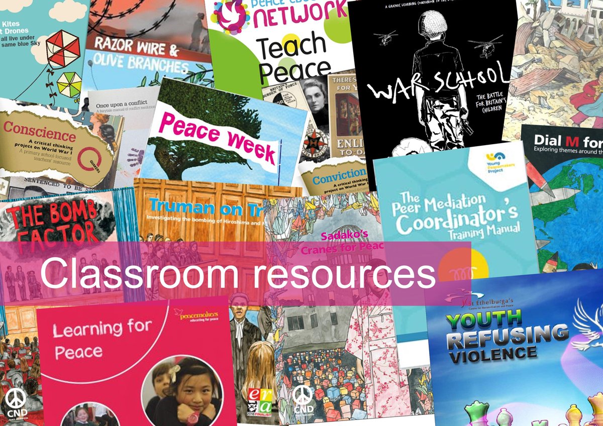 Looking for a gift for the educator in your life?
Check out great peace education materials from great partners like
@WMQPEP 
@CNDPeaceEd 
@PeaceEdNetwork 
@_CRESST 
and of course our own via the @QuakerBookshop or download from quaker.org.uk/teaching