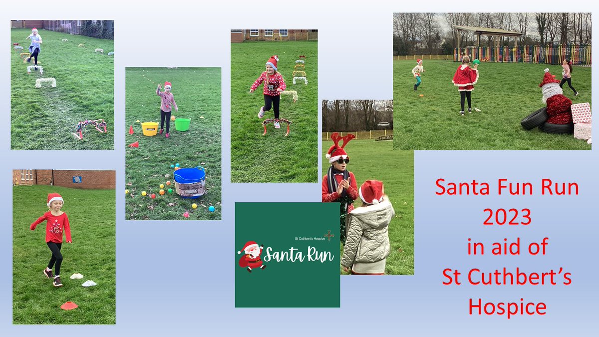 We had a great Santa Fun Run in aid of <a href="/StCuthsHospice/">St Cuthbert's Hospice</a> - no snow but lots of fun!
Click for a Thank you from Santa and his elves.
youtube.com/watch?v=B_UotA…