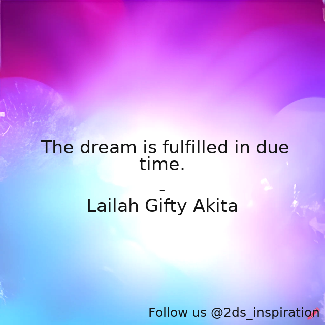 Author - Lailah Gifty Akita #195048 #quote #dontgiveup #dream #faith #hope #time
