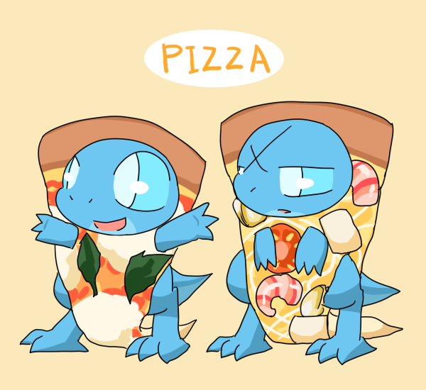 ピザなルーリくんとルーグくん