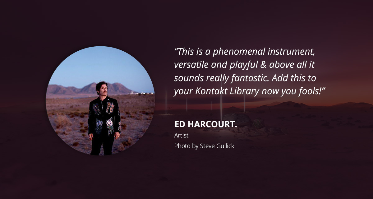 'This is a phenomenal instrument, versatile and playful & above all it sounds really fantastic. Add this to your Kontakt Library now you fools!' ~ Ed Harcourt Learn More - e-instruments.com/shop/instrumen…