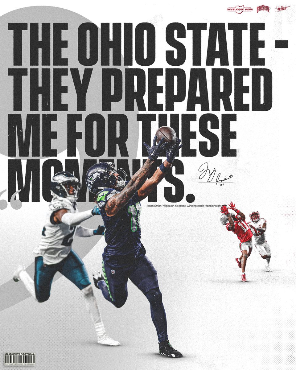 “𝗧𝗵𝗲 𝗢𝗵𝗶𝗼 𝗦𝘁𝗮𝘁𝗲 - They prepared me for these moments.” - <a href="/jaxon_smith1/">JSN</a> 💰
     
#DevelopedHere
