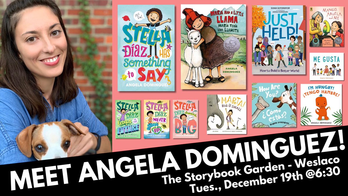 Today! Meet @andominguez! @MacKidsBooks @penguinkids #rgvbookshop #downtownweslaco