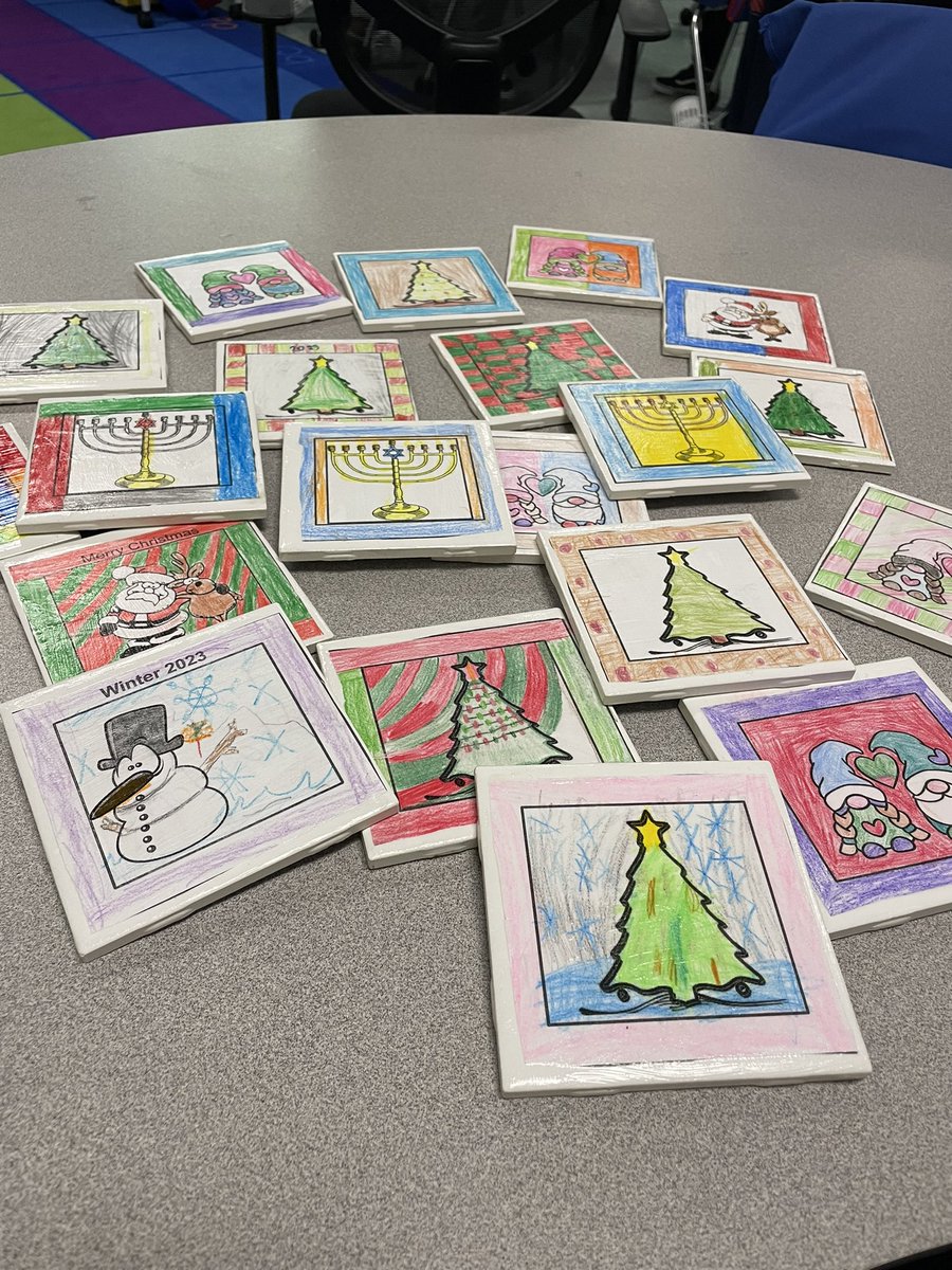 Family presents are ready for wrapping. Holiday coasters with choices for everyone <a href="/OAPrincipal/">Susan DAlessandro</a> <a href="/JLoweNJ/">Jennifer Lowe</a>