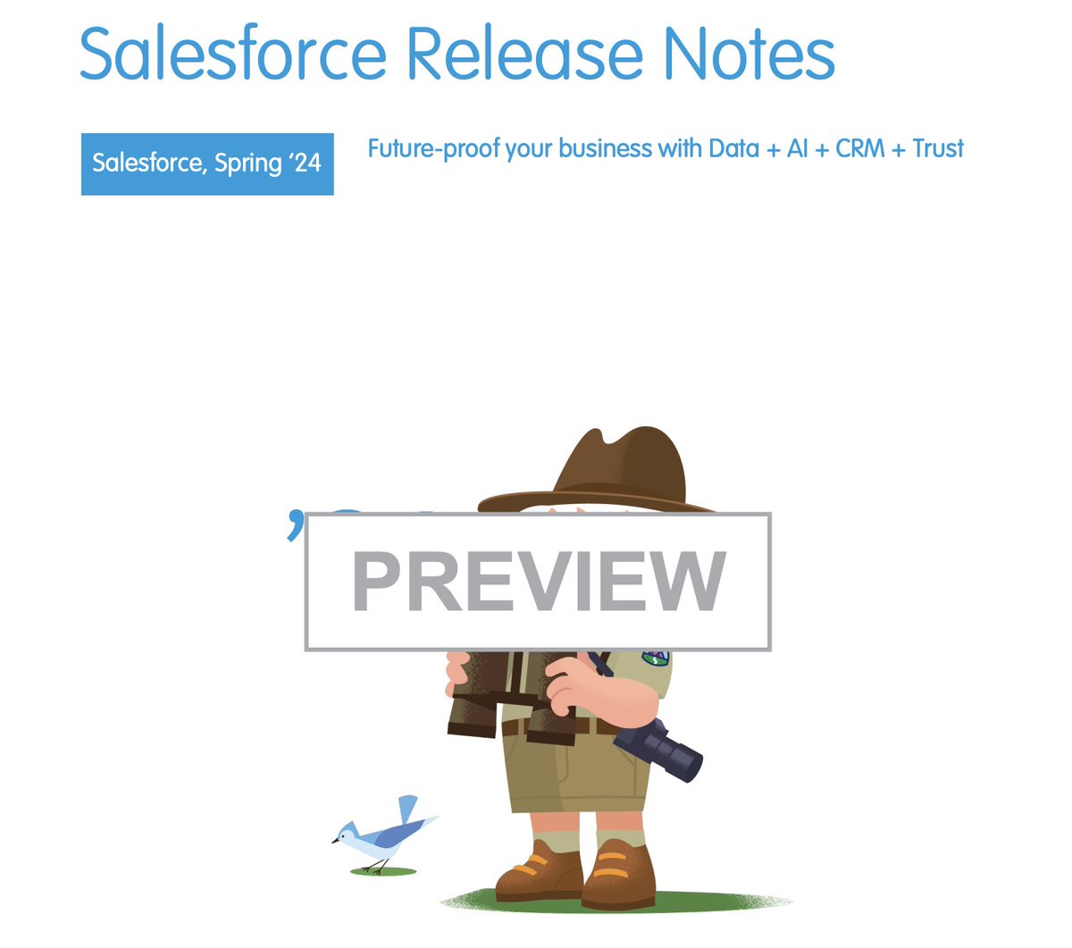 Salesforce Spring '24 Release Notes are here in Preview ! 🎉 (thanks @84D84XX for sharing) help.salesforce.com/s/articleView?…