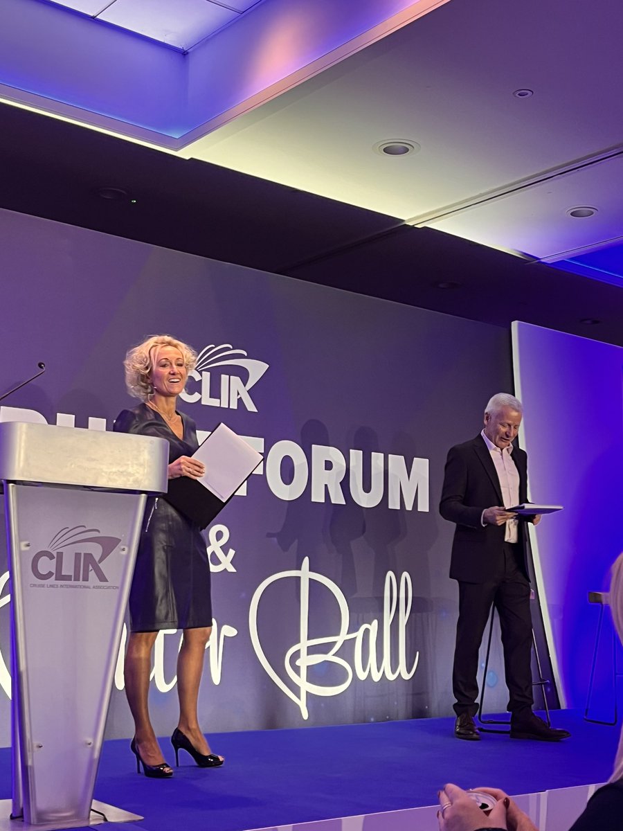CLIA Cruise Forum is underway! -_#CLIAForum23 <a href="/Lucy_Huxley/">Lucy Huxley</a> @UKAndyHarmer