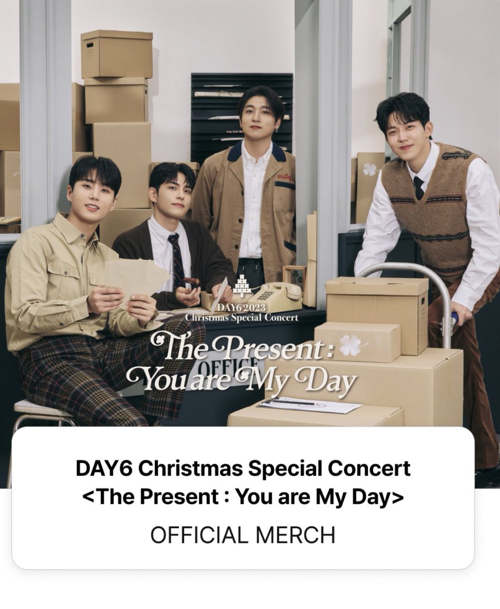 tzexin0616's tweet photo. 🇲🇾MY GO
DAY6 Christmas ‘The Present : You are My Day’ Concert MD
⏰Duedate: 21/12 9AM
🎁Special Gift: Random 1p out of 8p photocard if purchase above 40000won
💰Price in link
📦Postage: 8 WM | 15 EM
❌No 2nd payment needed
🛒To order: https://t.co/QT1T4POMQM https://t.co/WlZIlBs54g