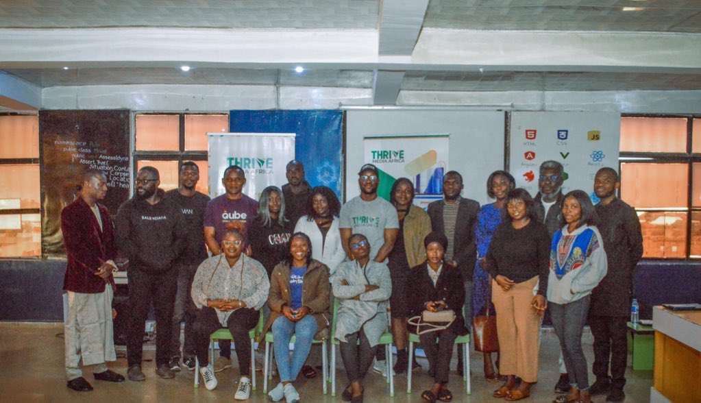 ThriveMediaHQ's tweet image. Pictures from our Breakfast and Marketing Meetup at nHub Nigeria where we hosted over 30 business owners over the weekend!