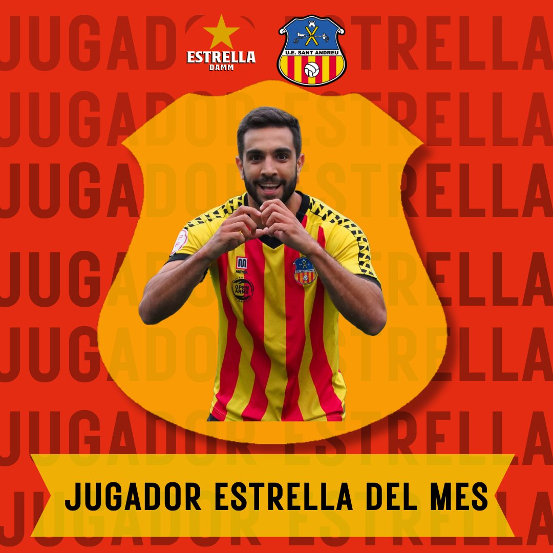 uesantandreu's tweet image. 🍻⭐️ @ErnestForgas, elegit per vosaltres com a 𝐉𝐮𝐠𝐚𝐝𝐨𝐫 𝐄𝐬𝐭𝐫𝐞𝐥𝐥𝐚 𝐝𝐞𝐥 𝐌𝐞𝐬 amb el 35,7% dels vots.

Un reconeixement a la seva gran primera volta i un missatge d&apos;ànims en la seva recuperació! 🫶