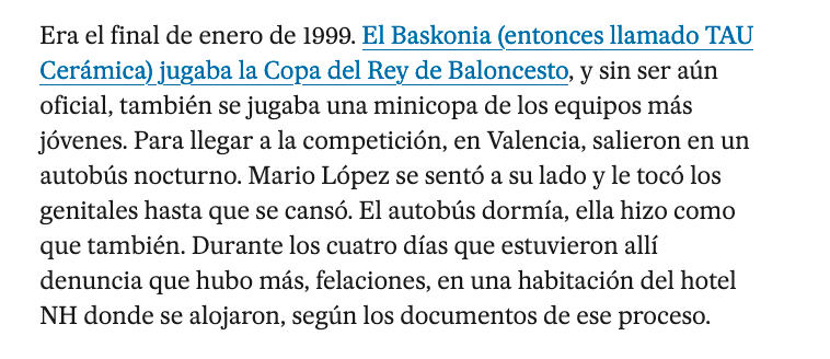 Bedarlari's tweet photo. Mario López, ex seleccionador de baloncesto, en activo. "Presunto" violador durante años de una niña a la que entrenaba. @GKesb ha encubierto a un violador. Dicen que no lo sabían, luego dudan del testimonio de la niña. Un clásico
Guk sinisten zaitugu!
#justiziafeminista
#lointek https://t.co/fNaYjVJgtb