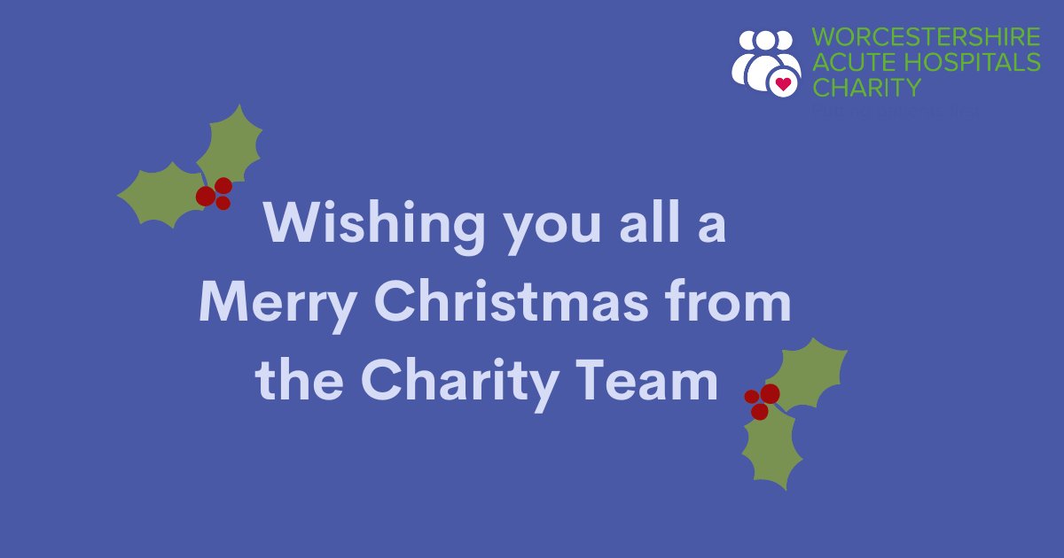 Wishing you all a Happy Christmas from the Charity Team - Sophie, Sue, Nicky and Lucy.
