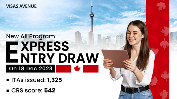 visasavenue's tweet image. Great News for Express Entry Candidates! 🇨🇦 On December 18, 2023, Canada opened its latest All-program Express Entry draw, extending invitations to a total of 1,325 candidates.

#ExpressEntry #CanadaPRVisa #ImmigrationDraw #CRSScore542 #VisasAvenue #CanadianDream 🍁✨
